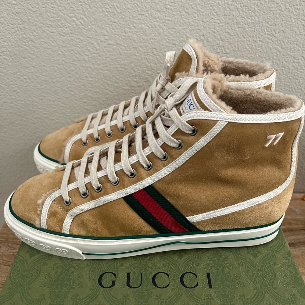 Gucci 1977 Tennis suede high tops